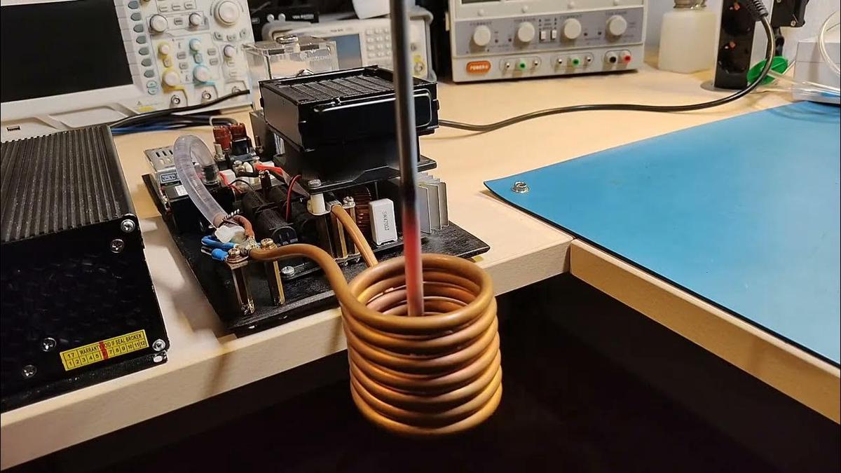 DIY Induction Heater Demo