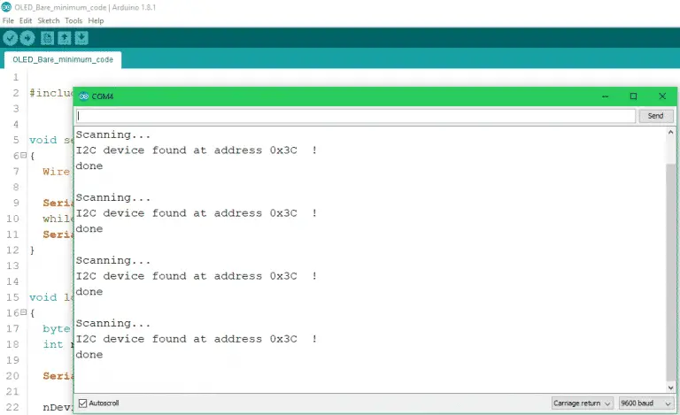arduino find I2c address