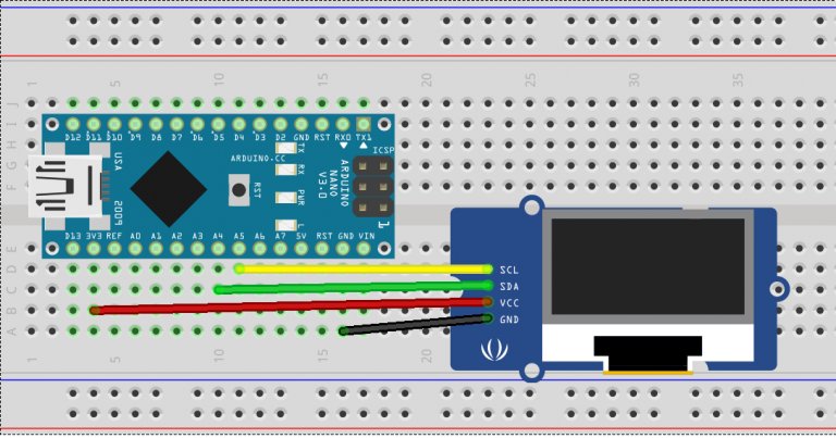 arduino oled display connections