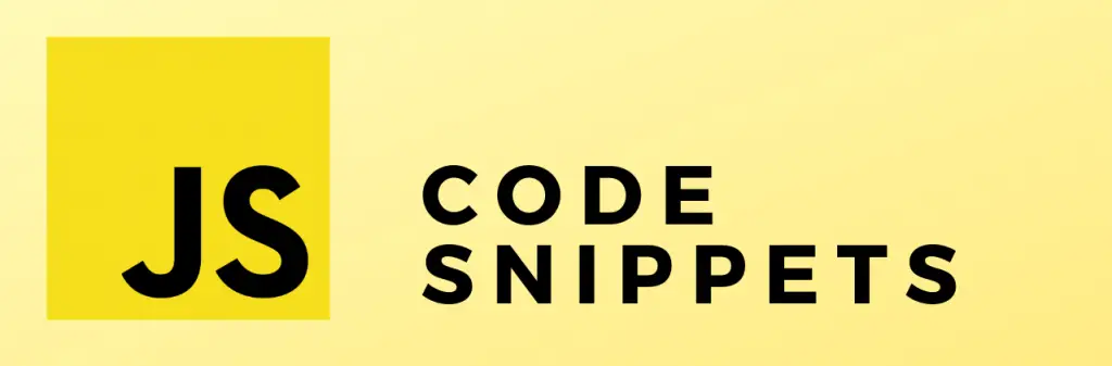 Javascript Code Snippets