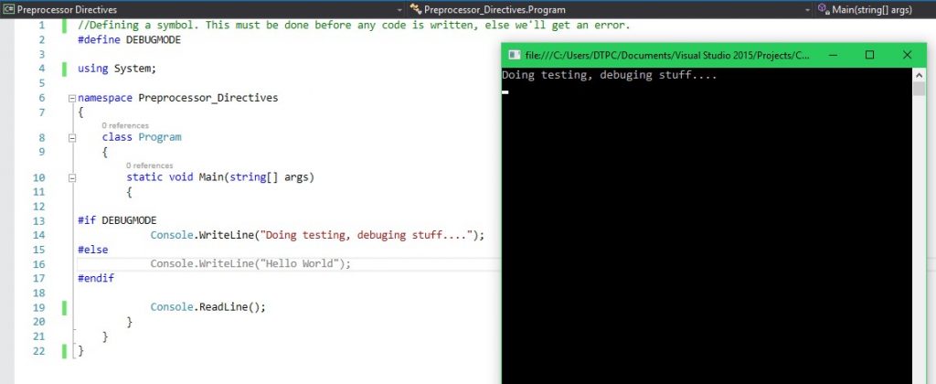 C# Preprocessor Directives Tutorial - The EECS Blog