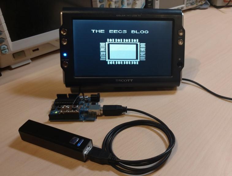 TV RCA Image Output with Arduino