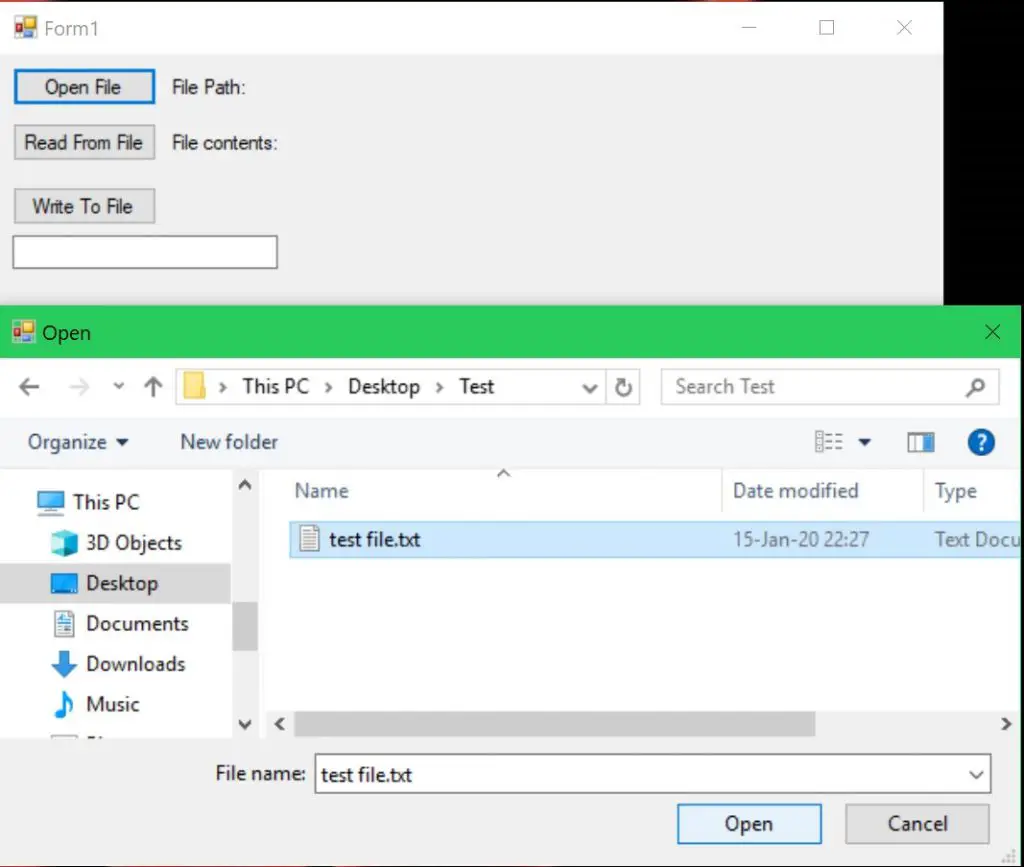 C# WFA Open File Dialog Tutorial - The EECS Blog