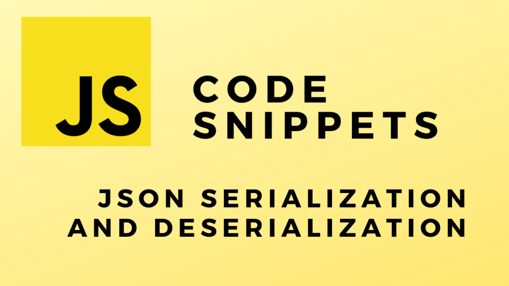 JS Code Snippets JSON
