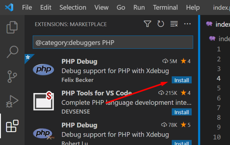 xdebug php debugger setup vs code 3