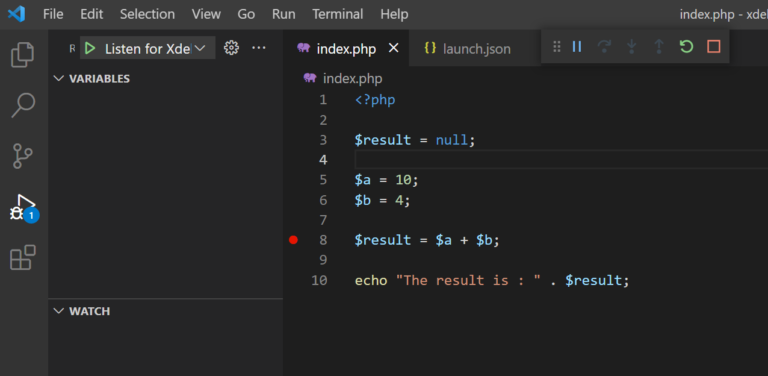 xdebug php debugger setup vs code 6