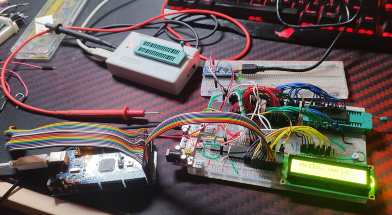 6502 breadboard computer testing