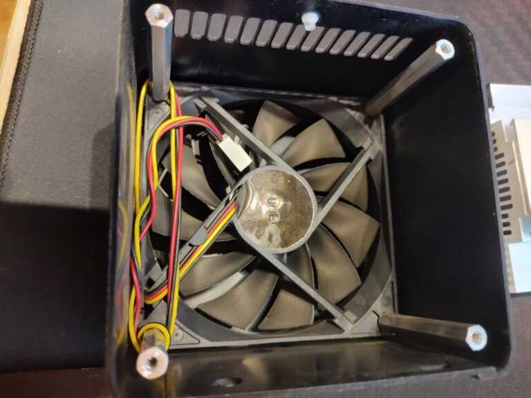 old bitcoin miner case open