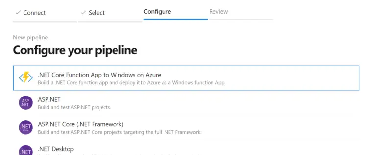 Azure DevOps create new pipeline 4