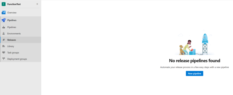 Azure DevOps create new release pipeline 1
