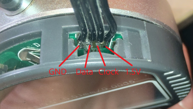 Digital Dial Indicator Data Interface Soldered Annotated