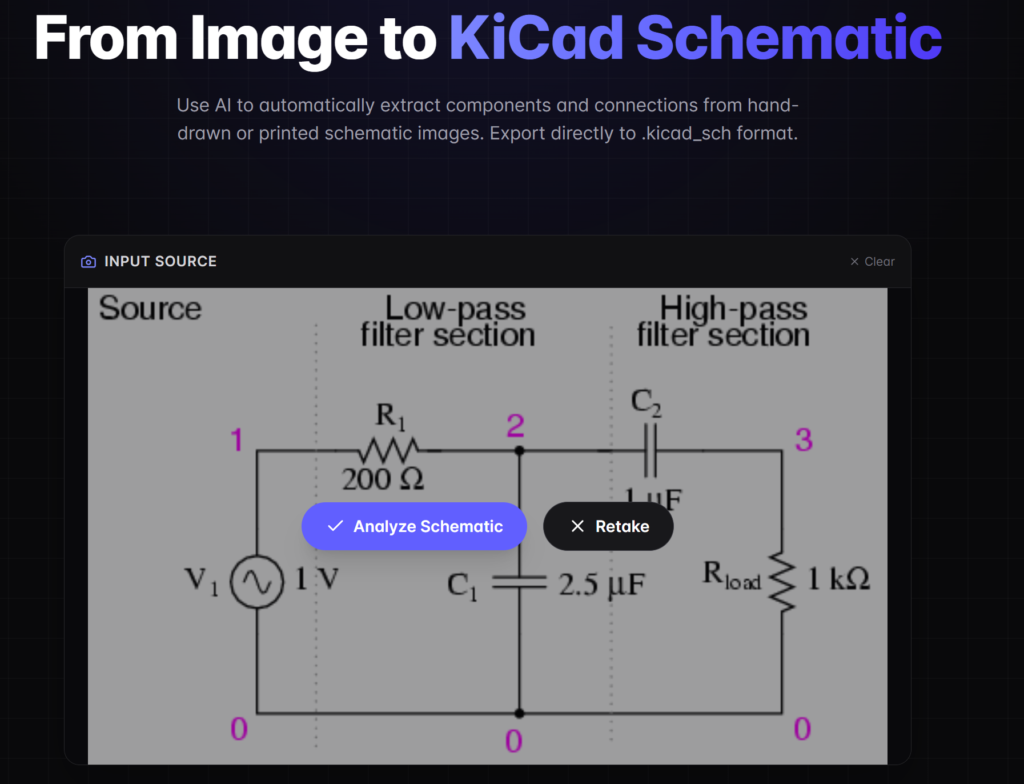 Schematic2KiCad example upload 1