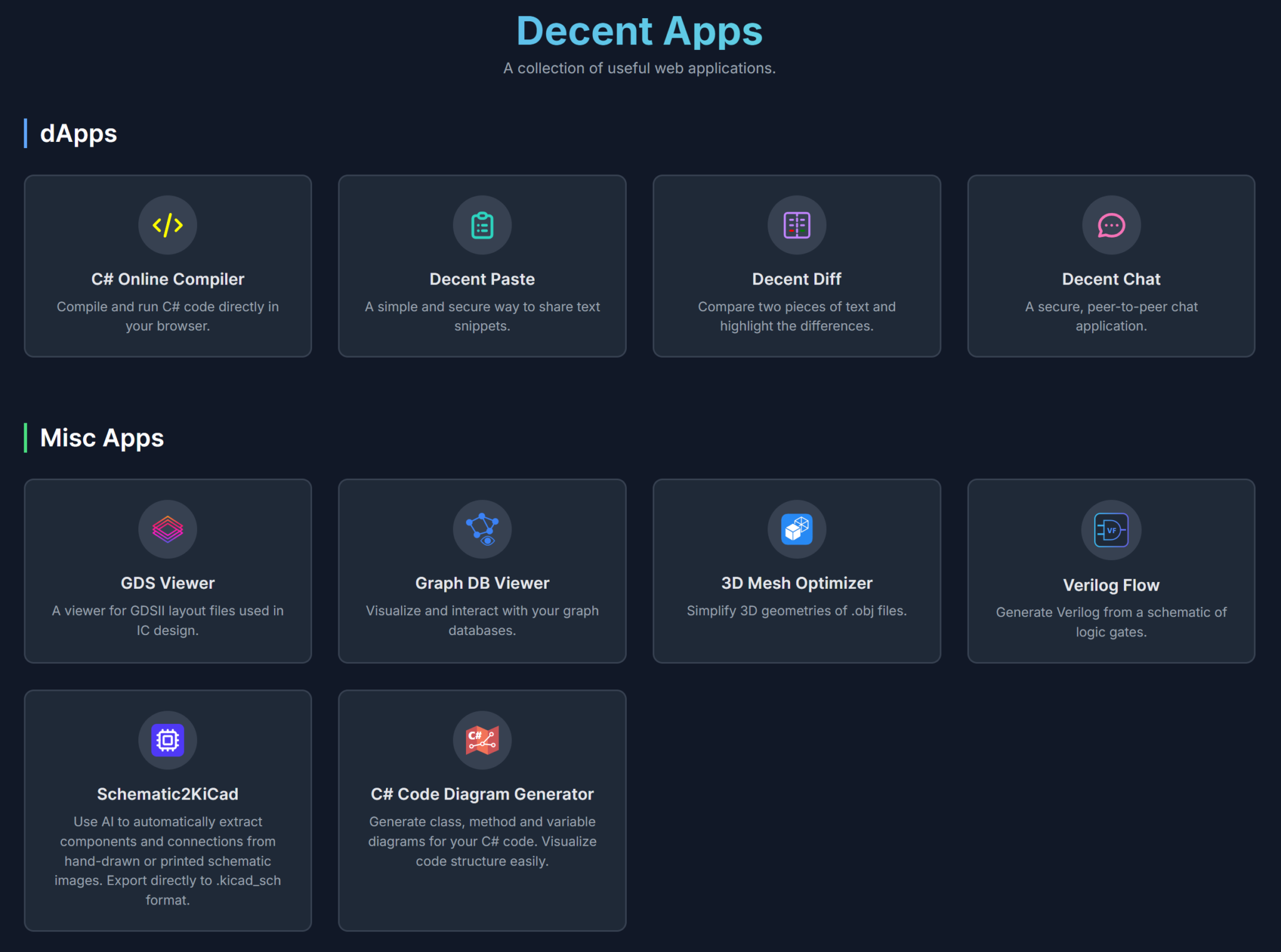 Decent Apps - The EECS Blog