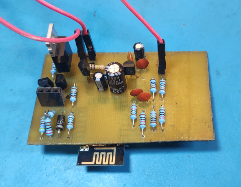 anemometer PCB assembled