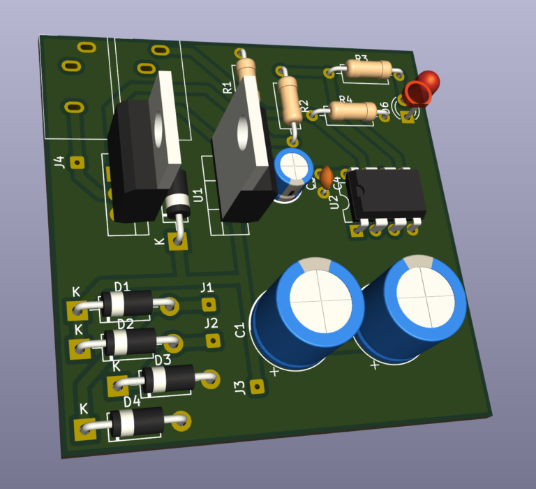 kicad pcb 3d