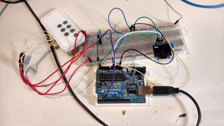 roller blinds remote hack initial prototype