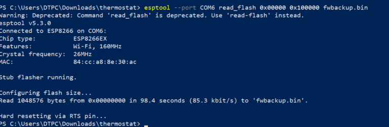 thermostat firmware flashing 1