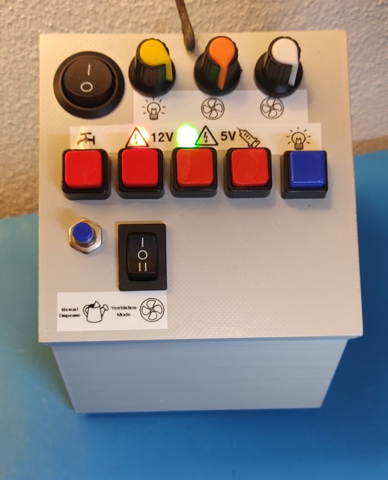 ventilation system control panel