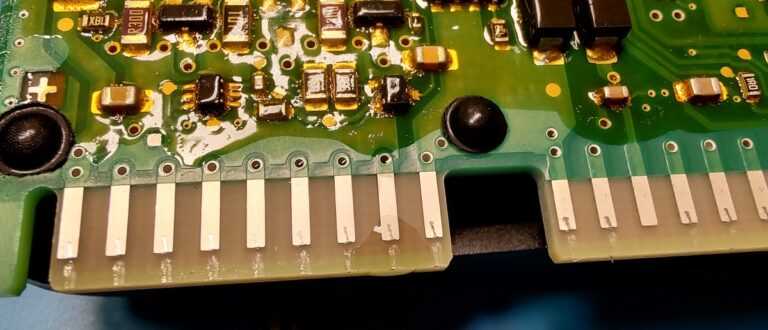 bmw adaptive led headlights electronics module PCB water