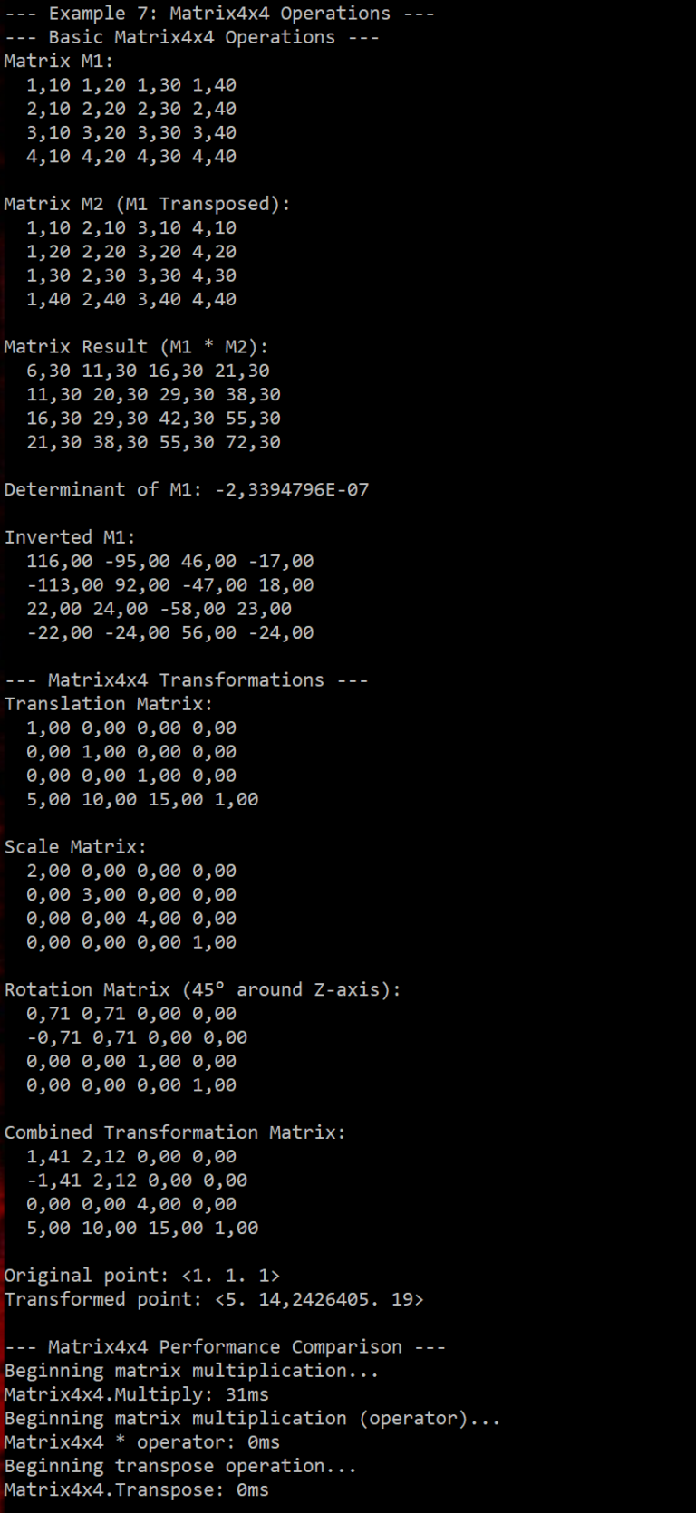 c sharp simd all resulting output 2-2
