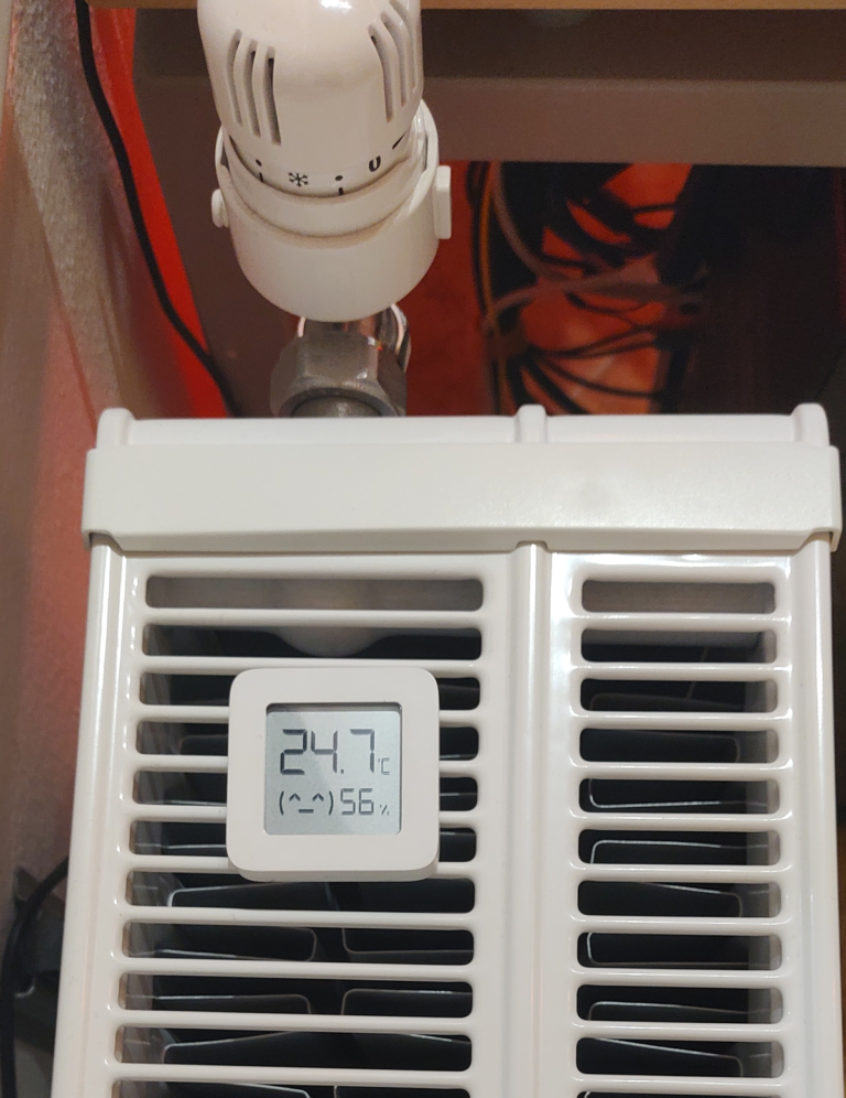 diy pc fan for central heating radiator temperature measurement
