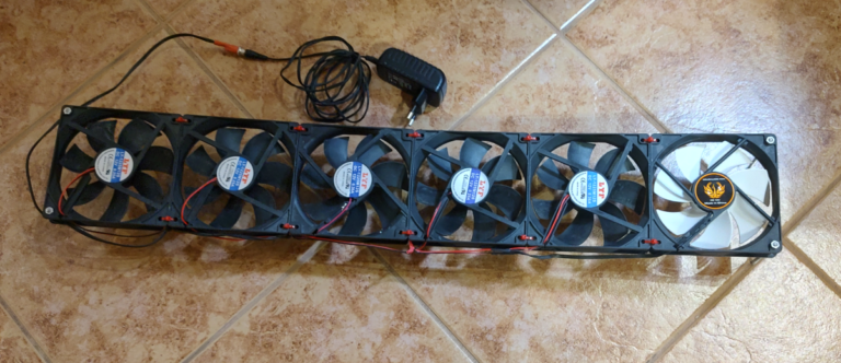 diy pc fan for central heating radiator top