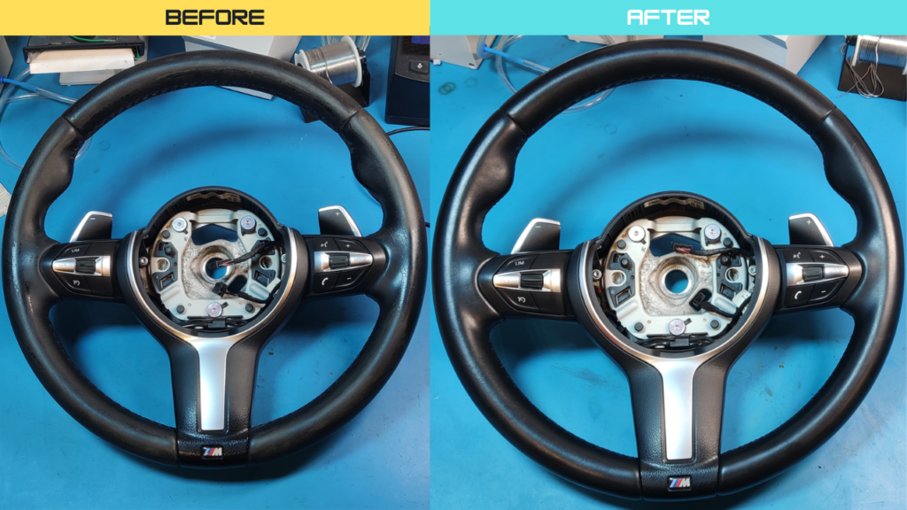 BMW F10 Steering Wheel Restoration