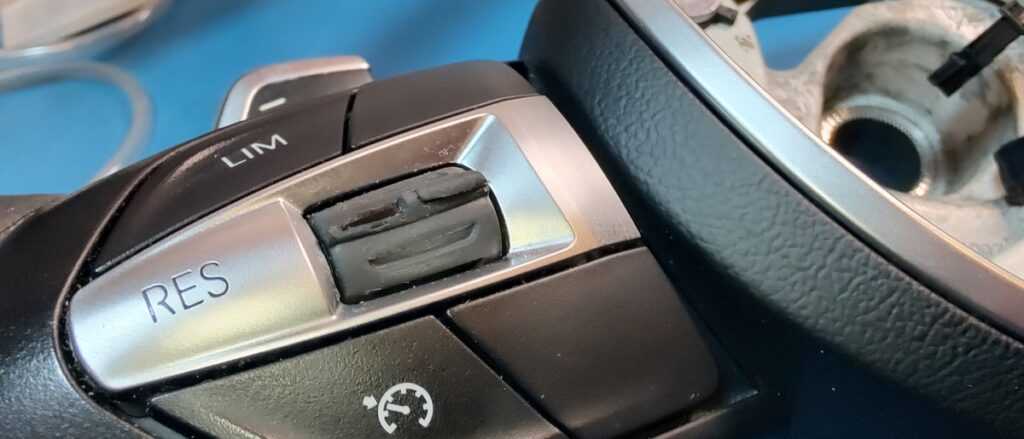 BMW F10 worn out Cruise Control Switch