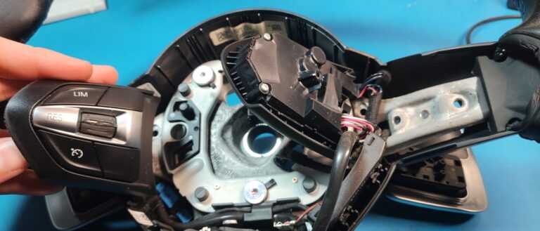 bmw f10 steering wheel button assembly