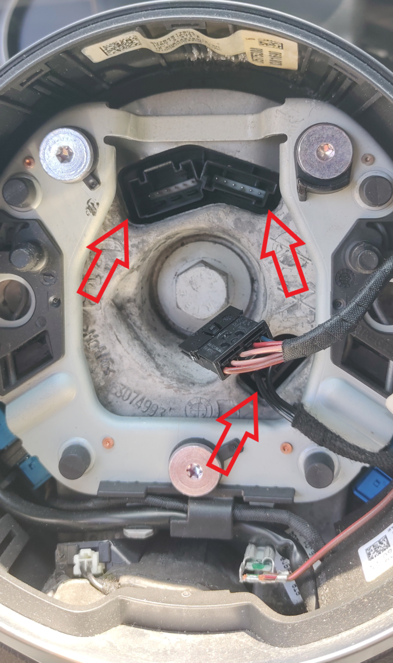 bmw f10 steering wheel connectors