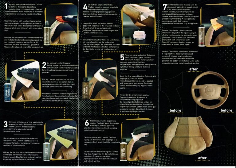 steering wheel repair kit instructions 2